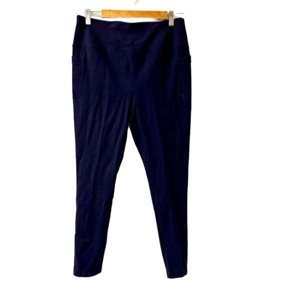 Women’s Talbots Blue Leggings Comfortable Versatile - Size PL - NWT - Picture 1 of 5